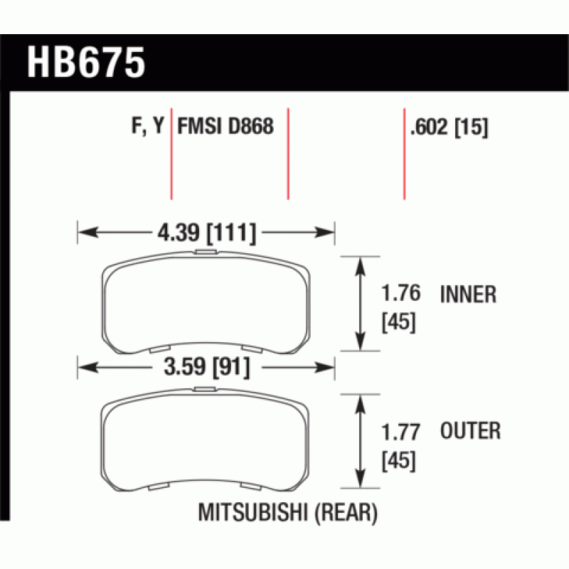 Hawk Brake Pad - LTS