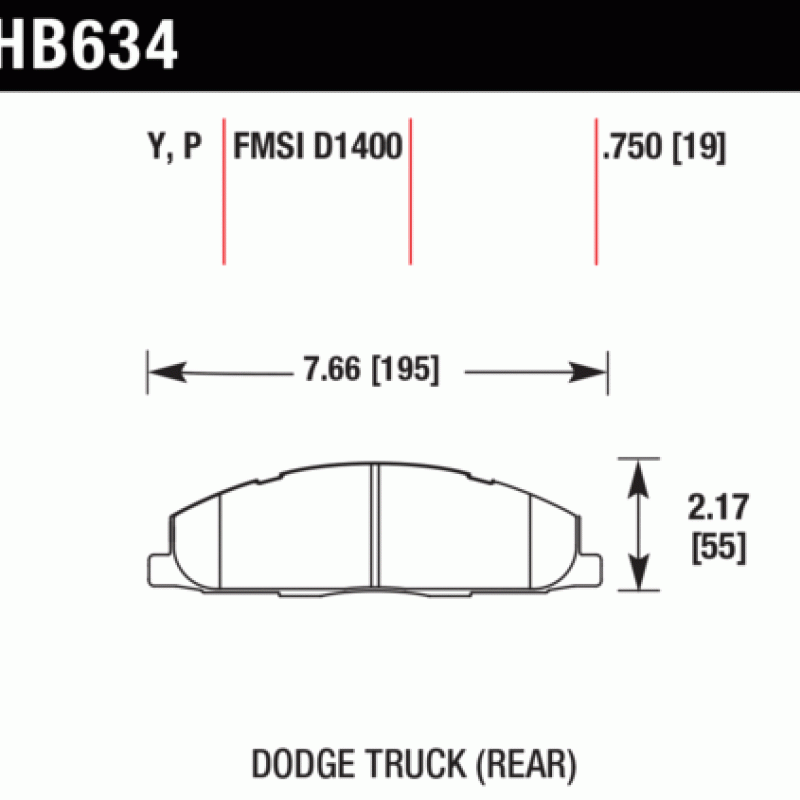 Hawk Brake Pad - LTS Hawk Brake Pad - LTS