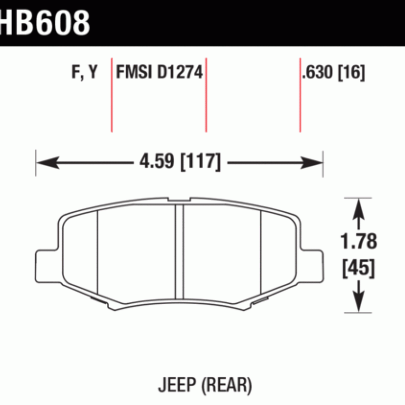 Hawk Brake Pad - LTS