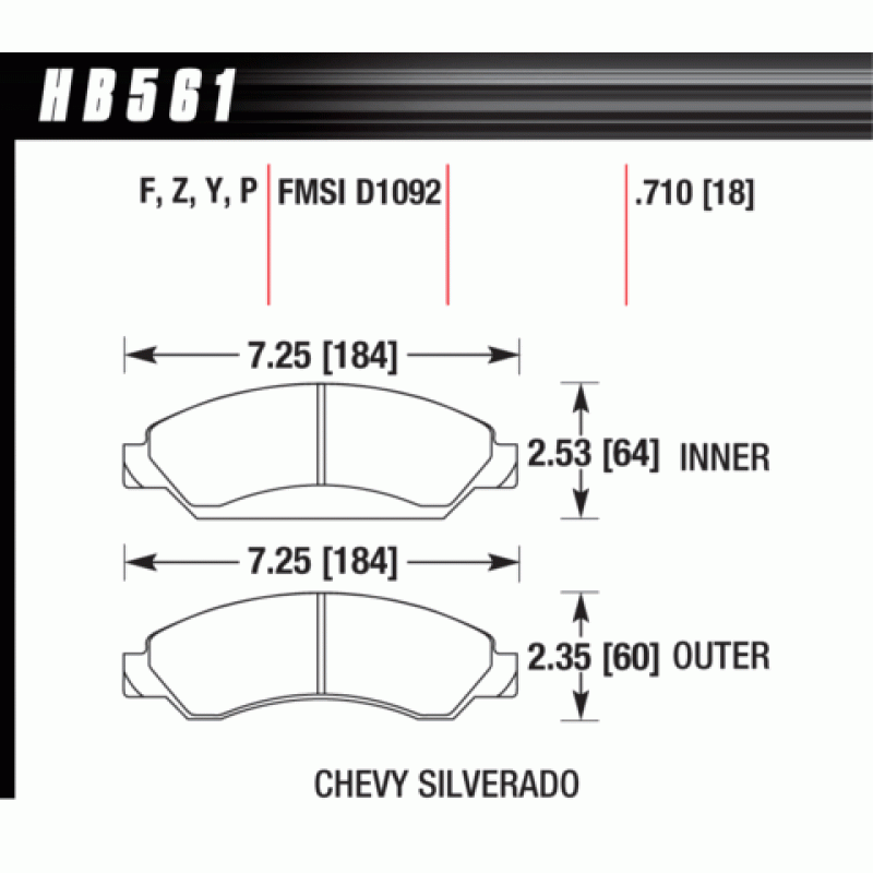 Hawk Brake Pad - LTS