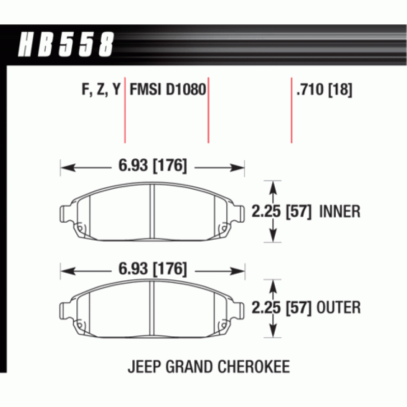 Hawk Brake Pad - LTS