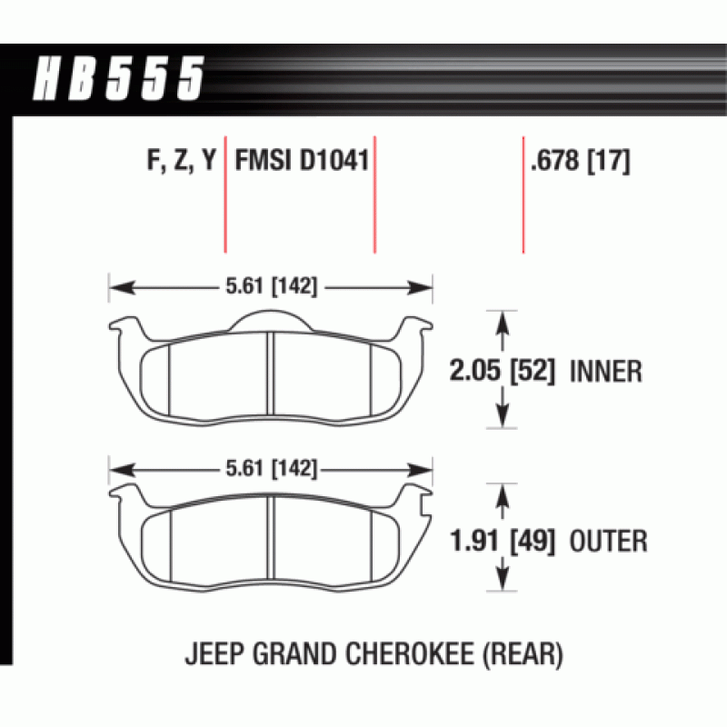 Hawk Brake Pad - LTS