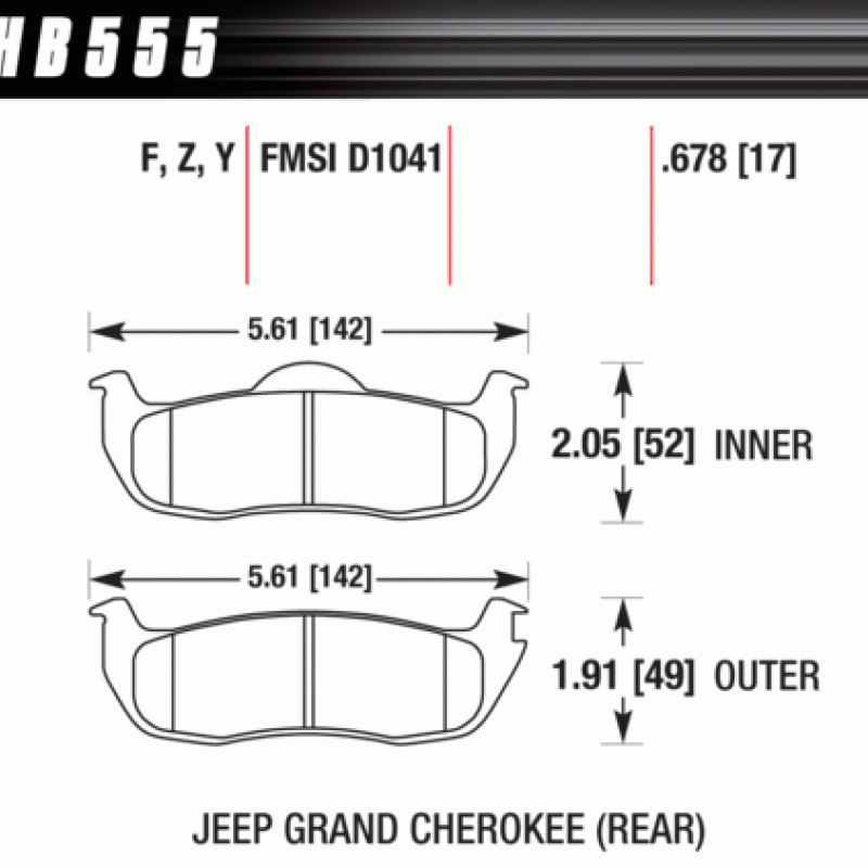Hawk Brake Pad - LTS