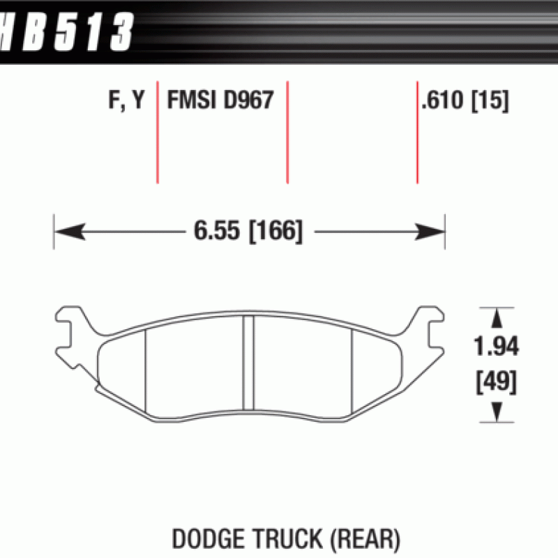 Hawk Brake Pad - LTS