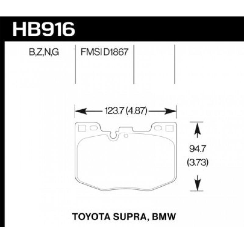 Hawk Brake Pad - Performance Ceramic