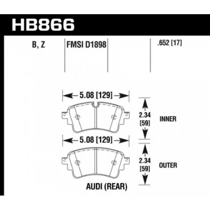 Hawk Brake Pad - Performance Ceramic