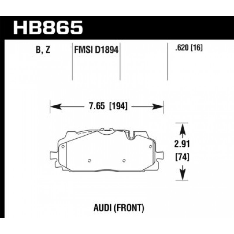 Hawk Brake Pad - Performance Ceramic