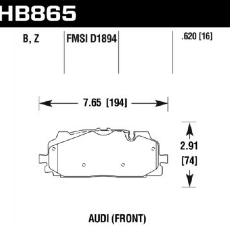 Hawk Brake Pad - Performance Ceramic Hawk Brake Pad - Performance Ceramic