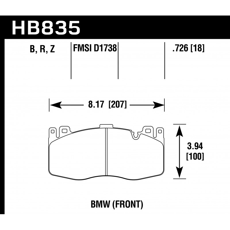 Hawk Brake Pad - Performance Ceramic