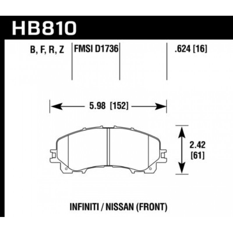 Hawk Brake Pad - Performance Ceramic