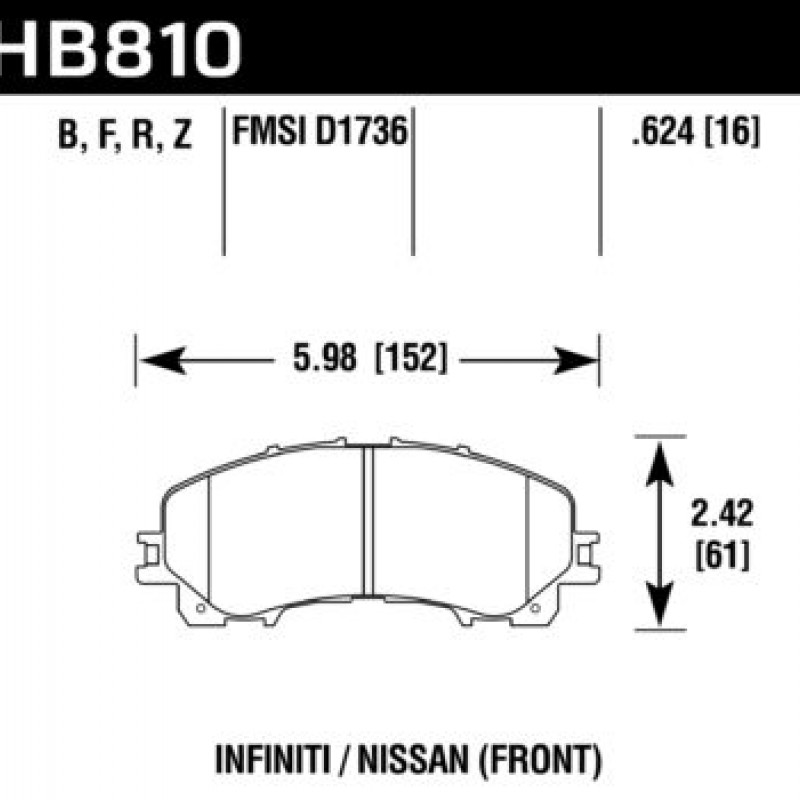 Hawk Brake Pad - Performance Ceramic