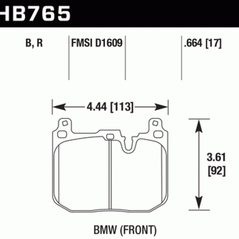 Hawk Brake Pad - Performance Ceramic