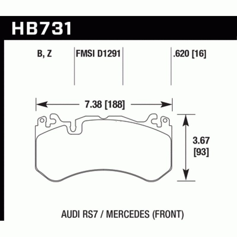 Hawk Brake Pad - Performance Ceramic