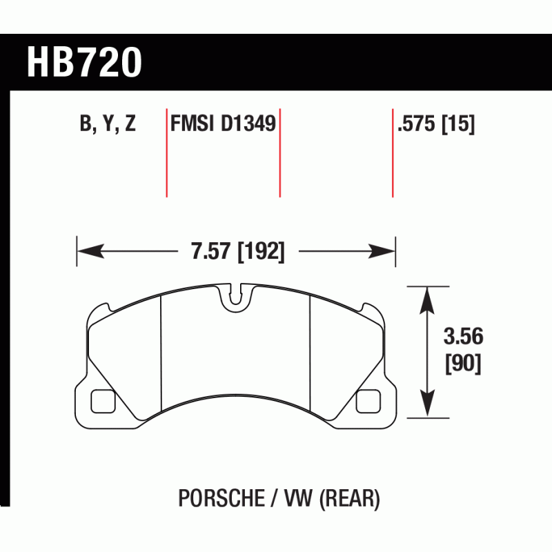 Hawk Brake Pad - Performance Ceramic
