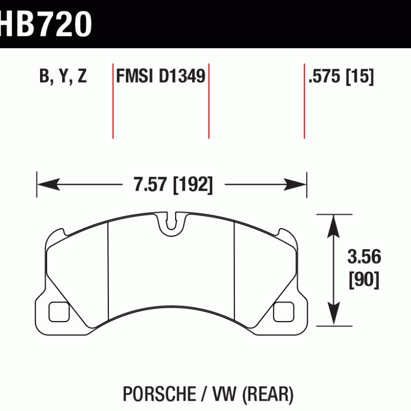 Hawk Brake Pad - Performance Ceramic