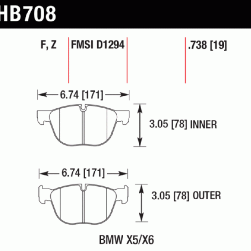 Hawk Brake Pad - Performance Ceramic Hawk Brake Pad - Performance Ceramic