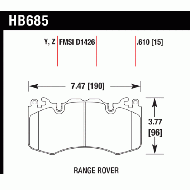 Hawk Brake Pad - Performance Ceramic