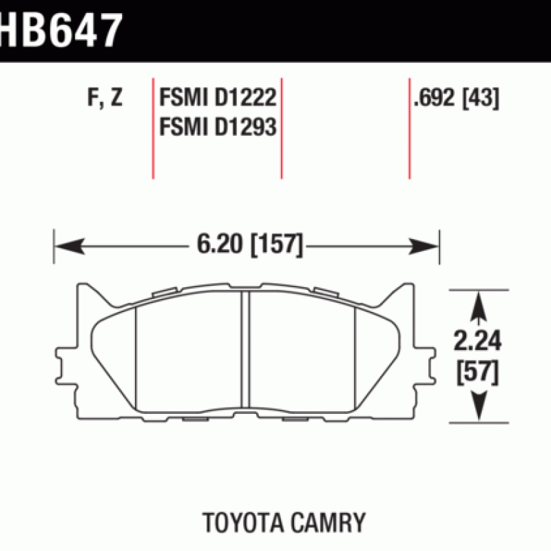 Hawk Brake Pad - Performance Ceramic Hawk Brake Pad - Performance Ceramic