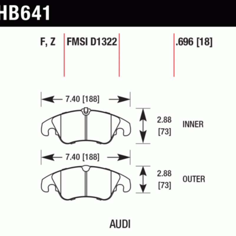 Hawk Brake Pad - Performance Ceramic Hawk Brake Pad - Performance Ceramic