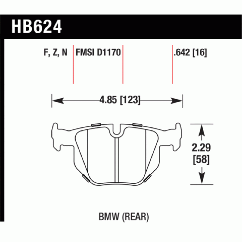 Hawk Brake Pad - Performance Ceramic