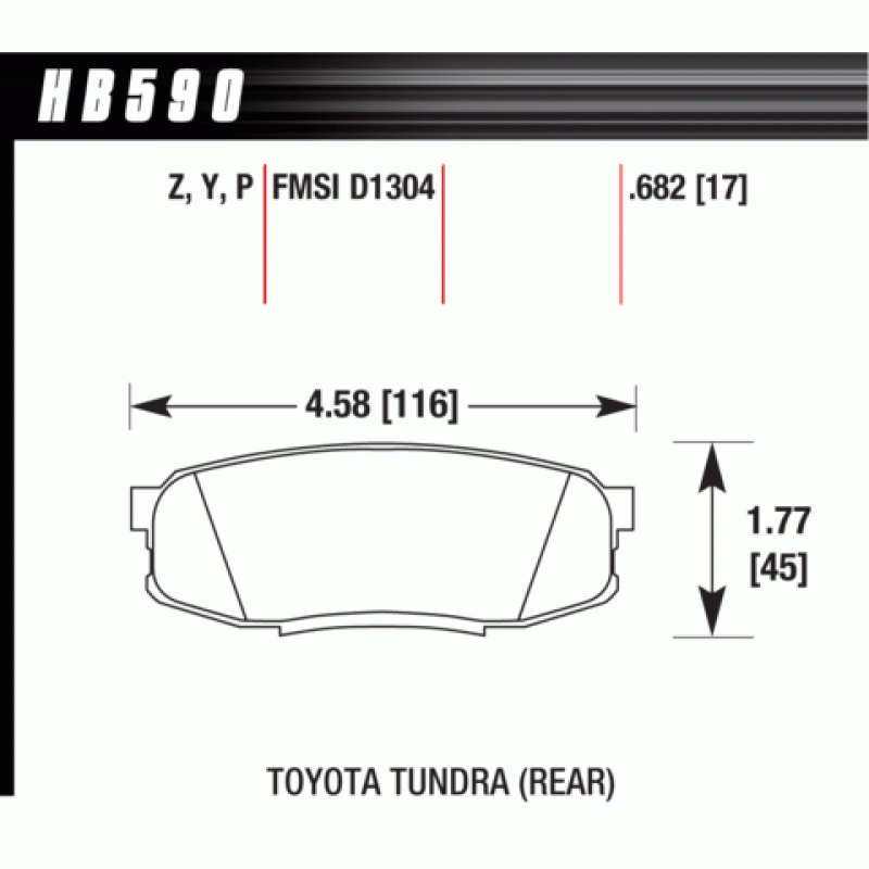 Hawk Brake Pad - Performance Ceramic