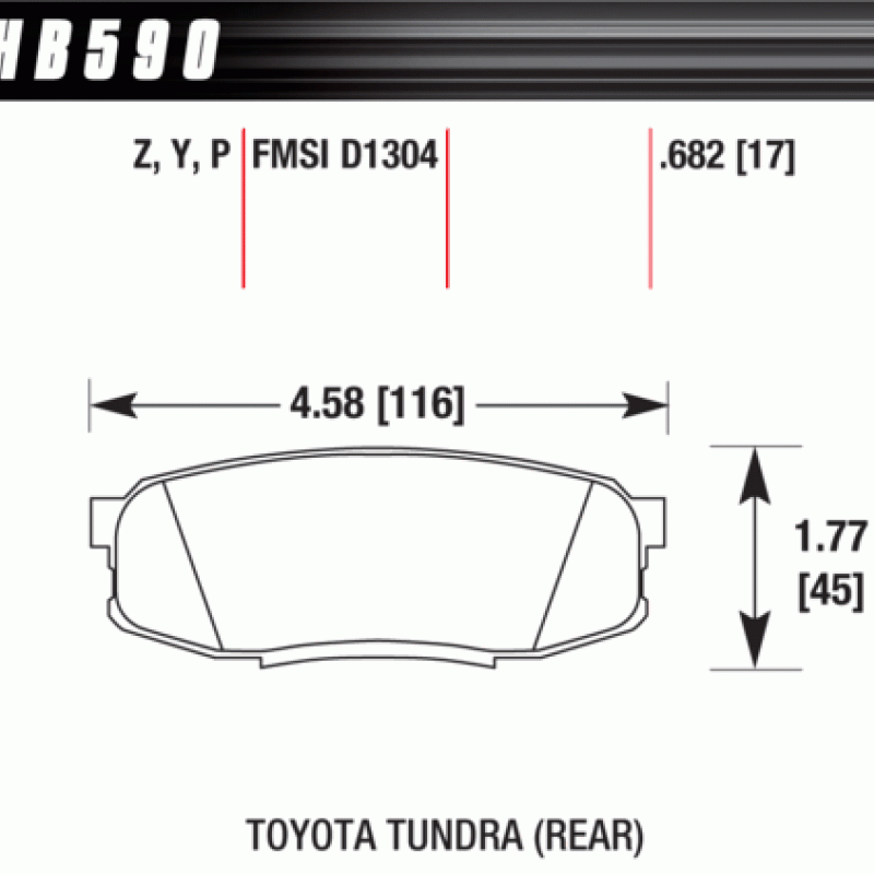 Hawk Brake Pad - Performance Ceramic