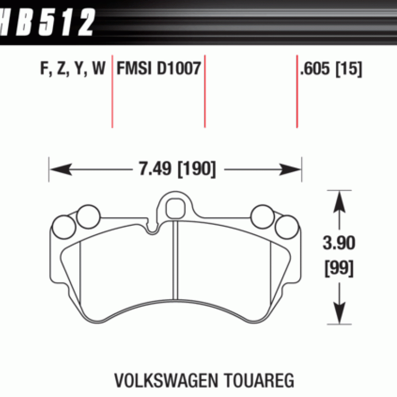 Hawk Brake Pad - Performance Ceramic