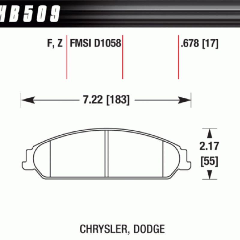 Hawk Brake Pad - Performance Ceramic Hawk Brake Pad - Performance Ceramic