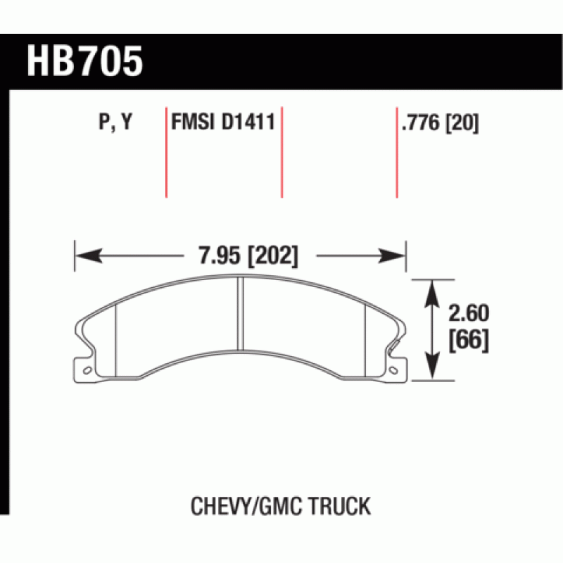 Hawk Brake Pad - Super Duty