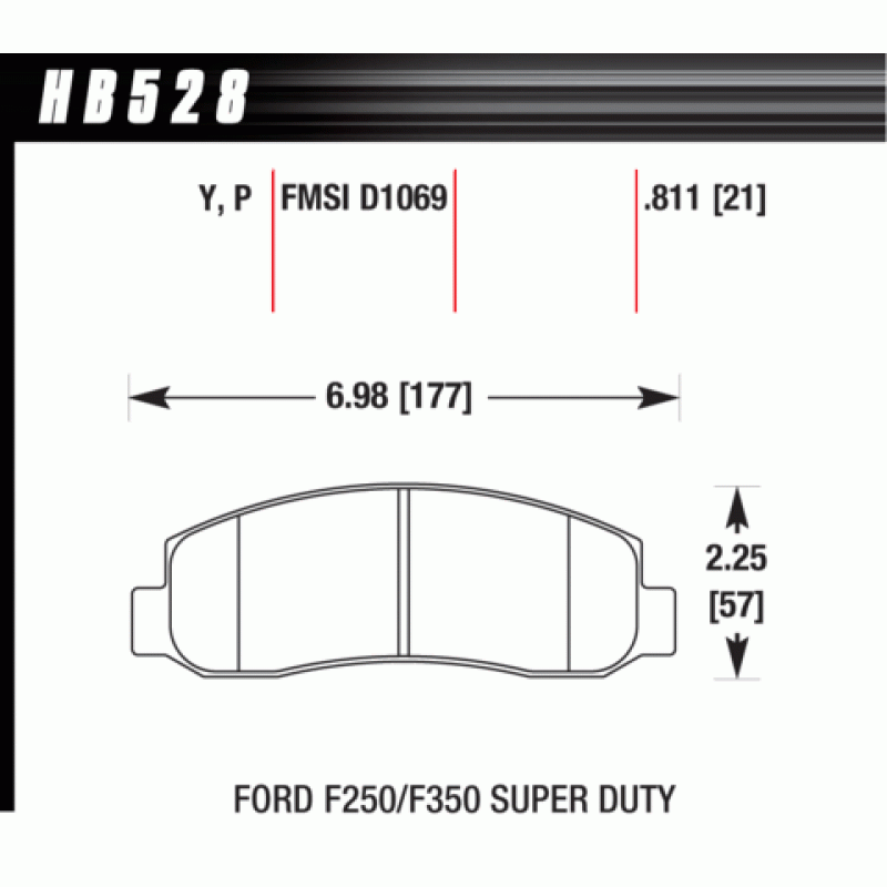 Hawk Brake Pad - Super Duty