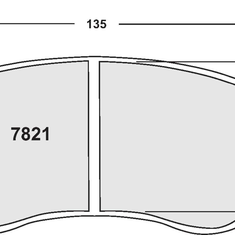 High bite, high friction for sprint / rally. Race brake pads - For ZR18 caliper