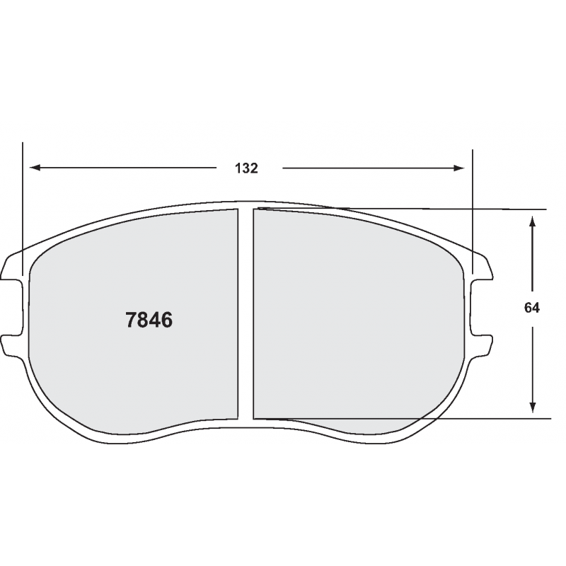 High bite, high friction for sprint / rally. Race brake pads - For ZR36 caliper