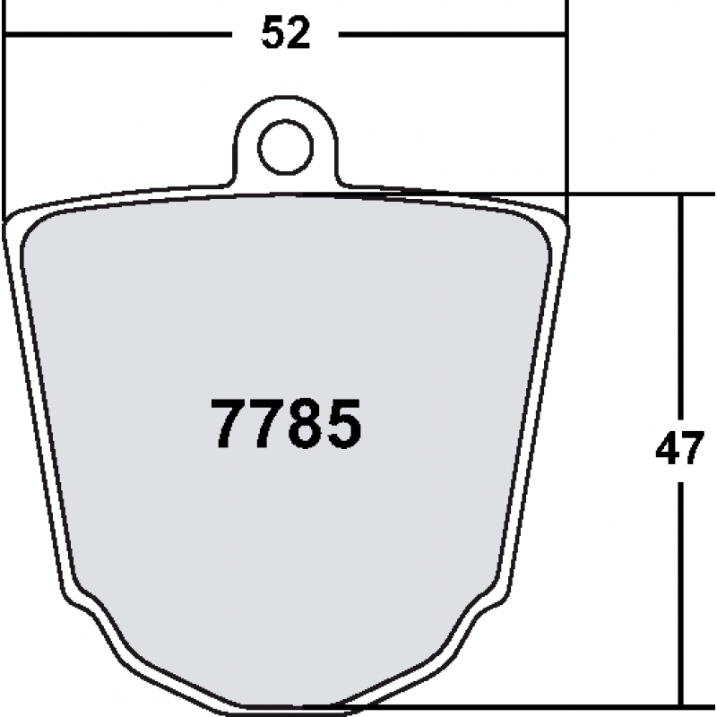 High bite, high friction for sprint / rally. Race brake pads - PFC