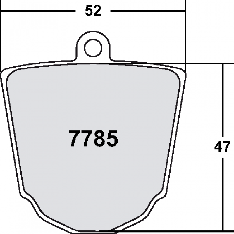 High bite, high friction for sprint / rally. Race brake pads - PFC