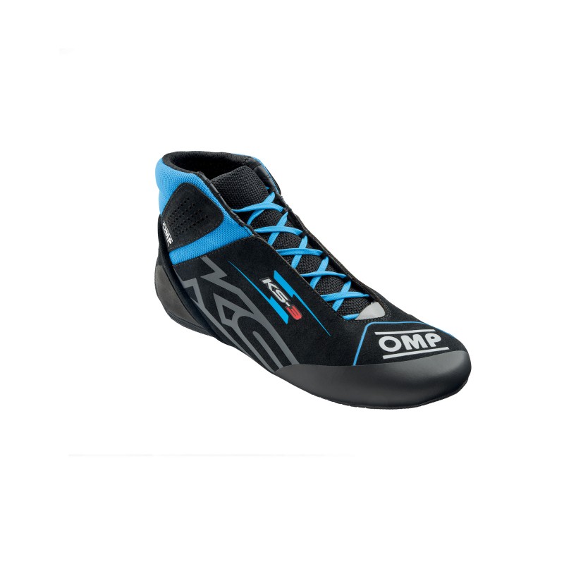 KS-3 SHOES KIDS Black - Cyan