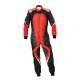 KS-3X ART STYLE 1 OVERALL FIA 8877-2022 Black - Red