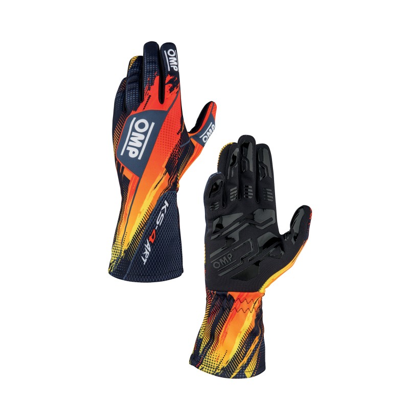 KS-4 ART GLOVES Black - Orange