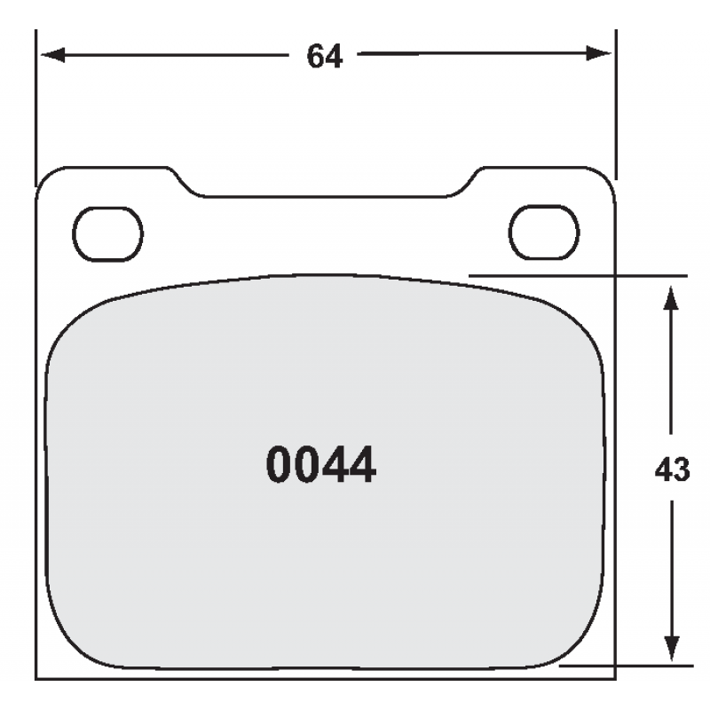 Low bite. ABS-friendly.Race brake pads - Audi RS3 LMS TCR / Caterham / Citroen / Ginetta / Lotus / Peugeot / Renault / Seat Leon Cupra TCR