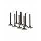 Mini Cooper S R53 1.6L W11 Supertech Black Nitrided Intake Valve Set