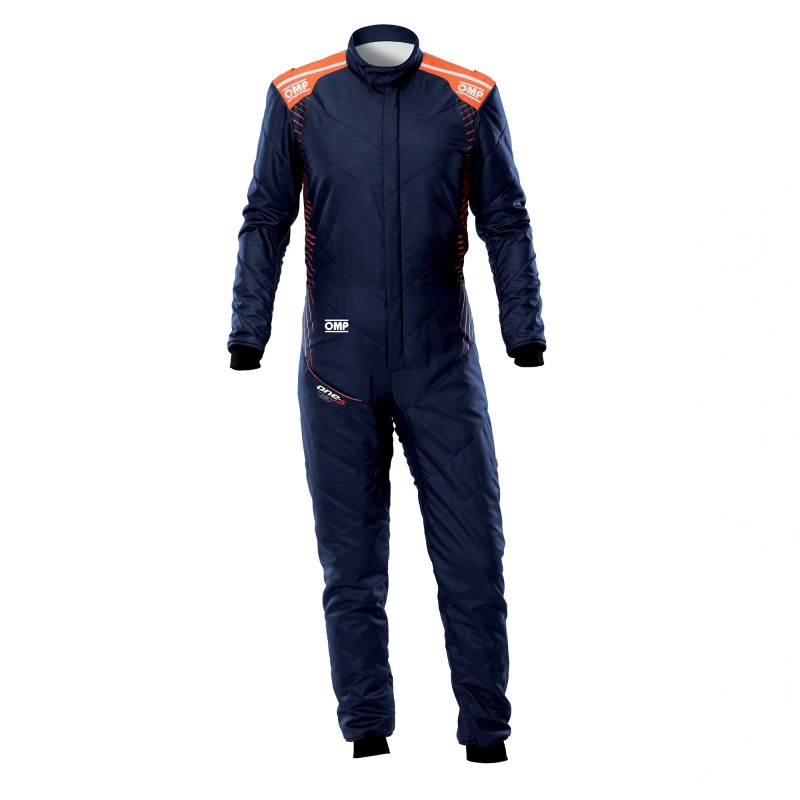 ONE-S AIR SUIT FIA 8856-2018 Navy Blue - Fluo Orange