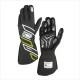 ONE-S GLOVES MY2025 FIA 8856-2018 Anthracide - Yellow