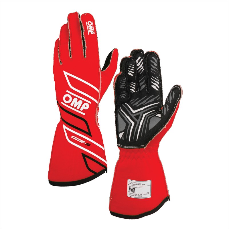 ONE-S GLOVES MY2025 FIA 8856-2018 Red