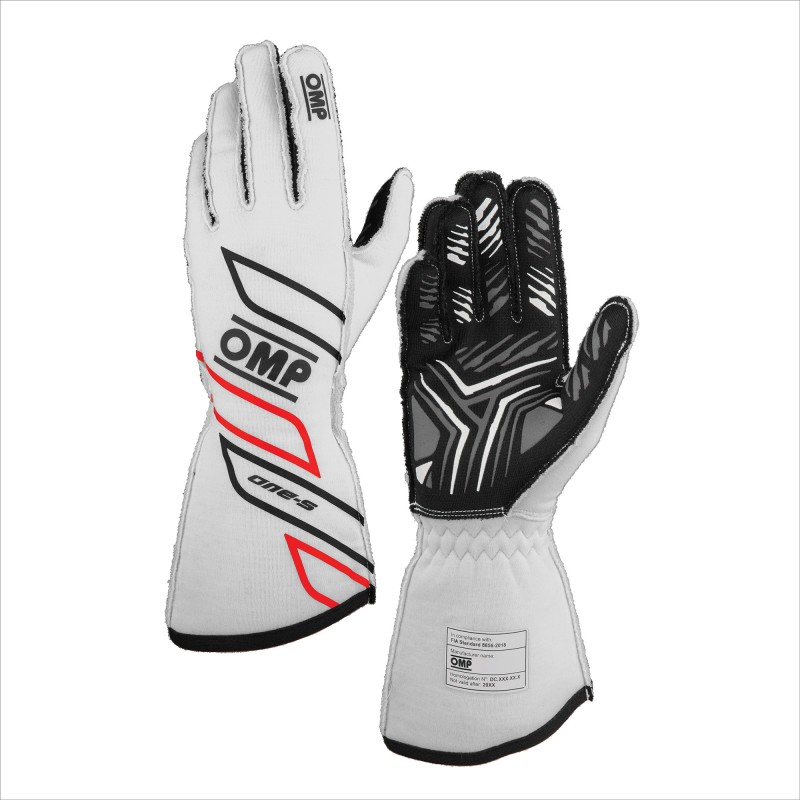ONE-S GLOVES MY2025 FIA 8856-2018 White