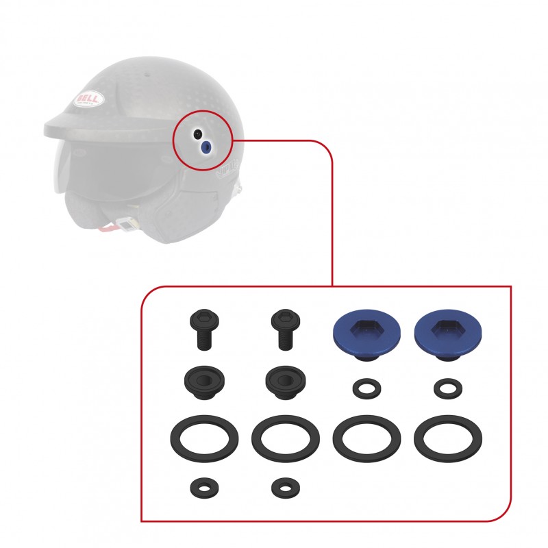PIVOT KIT (10 SERIES) - BLUE BELL HELMET