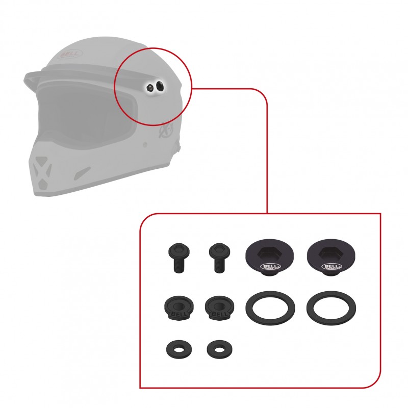 PIVOT KIT - X-1 BELL HELMET