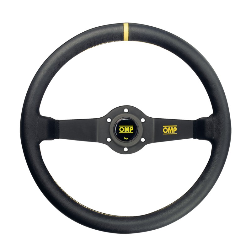 RALLY STEER/W.BLACK LEATH.0 35CM 2SP