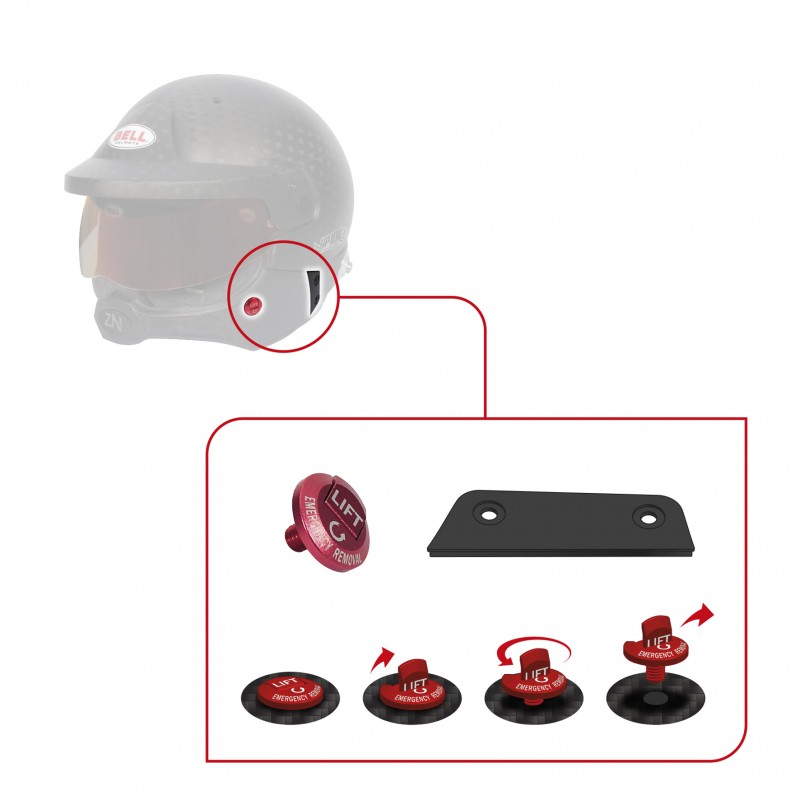 SCREW KIT - HCB HP10/MAG-10 RALLY BELL HELMET