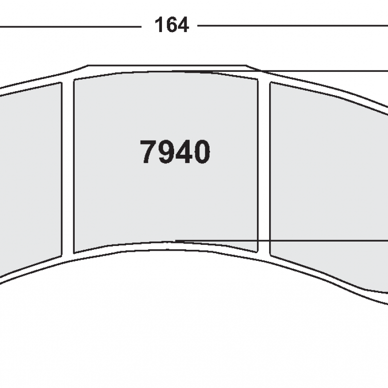 Sprint / medium distance compound with good bite. Race brake pads - For ZR40 caliper