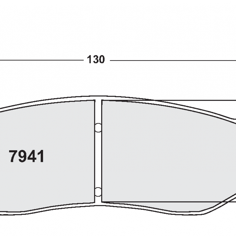 Sprint / medium distance compound with good bite. Race brake pads - For ZR41 caliper