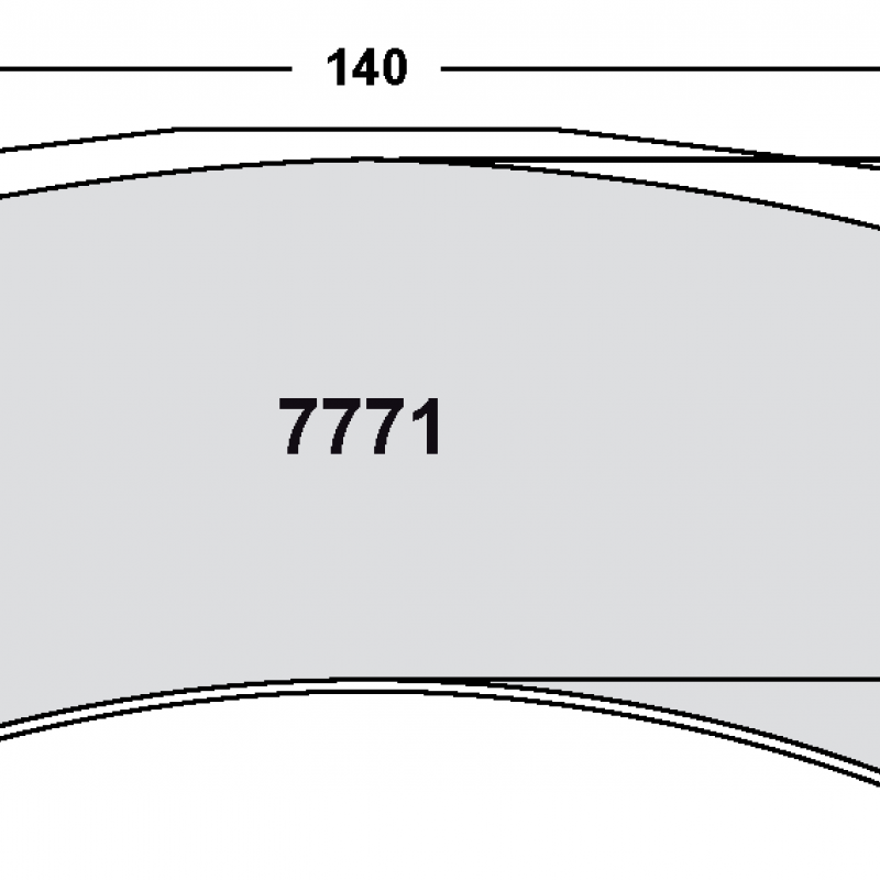 Sprint / medium distance compound with good bite. Race brake pads - Peugeot 207 S2000 rally / race